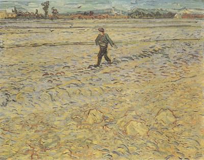 Vincent Van Gogh The Sower (nn04) oil painting image